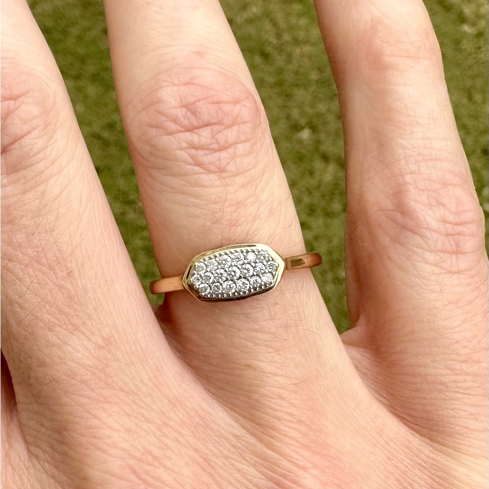Kendra Scott Isa Ring, Size 7, Gold
